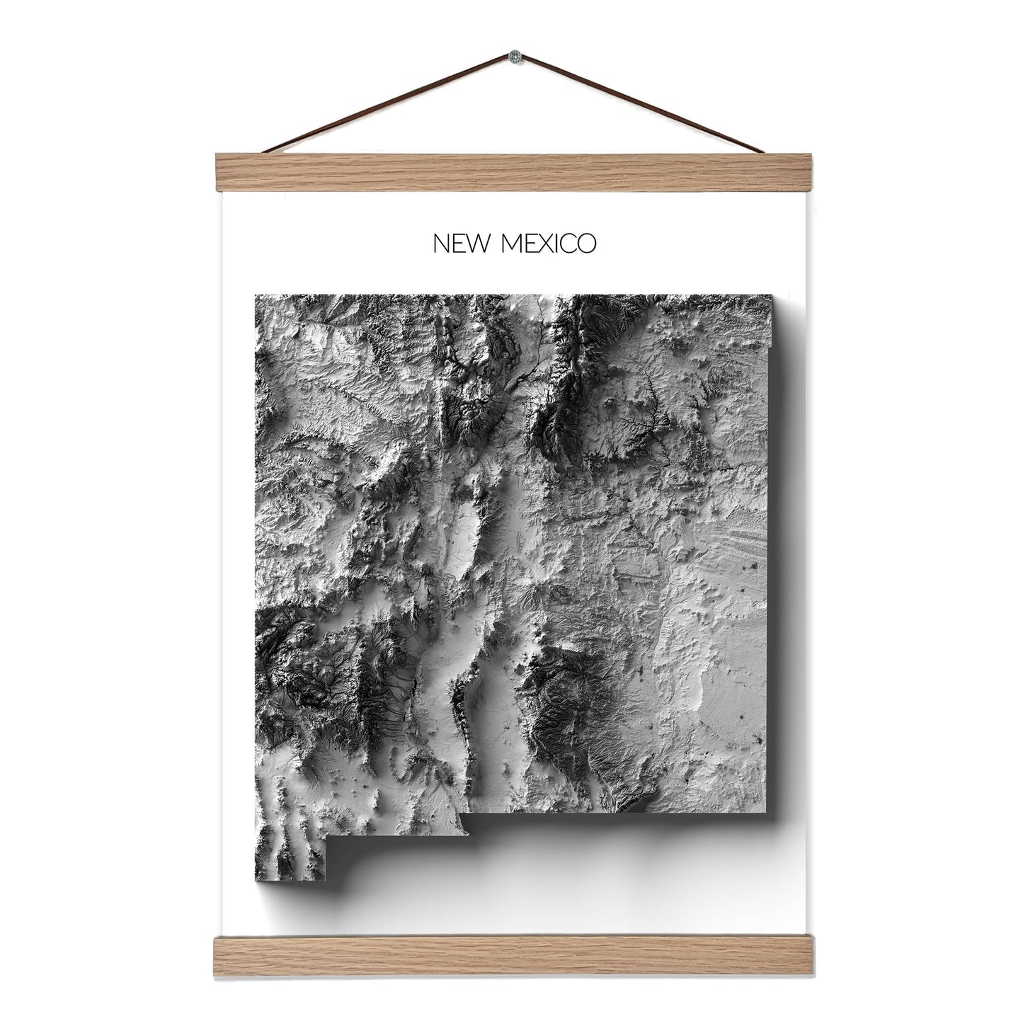 New Mexico Elevation Map