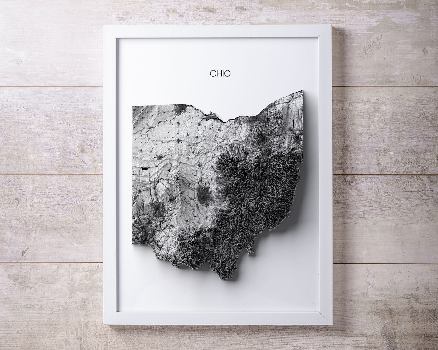 Ohio Elevation Map