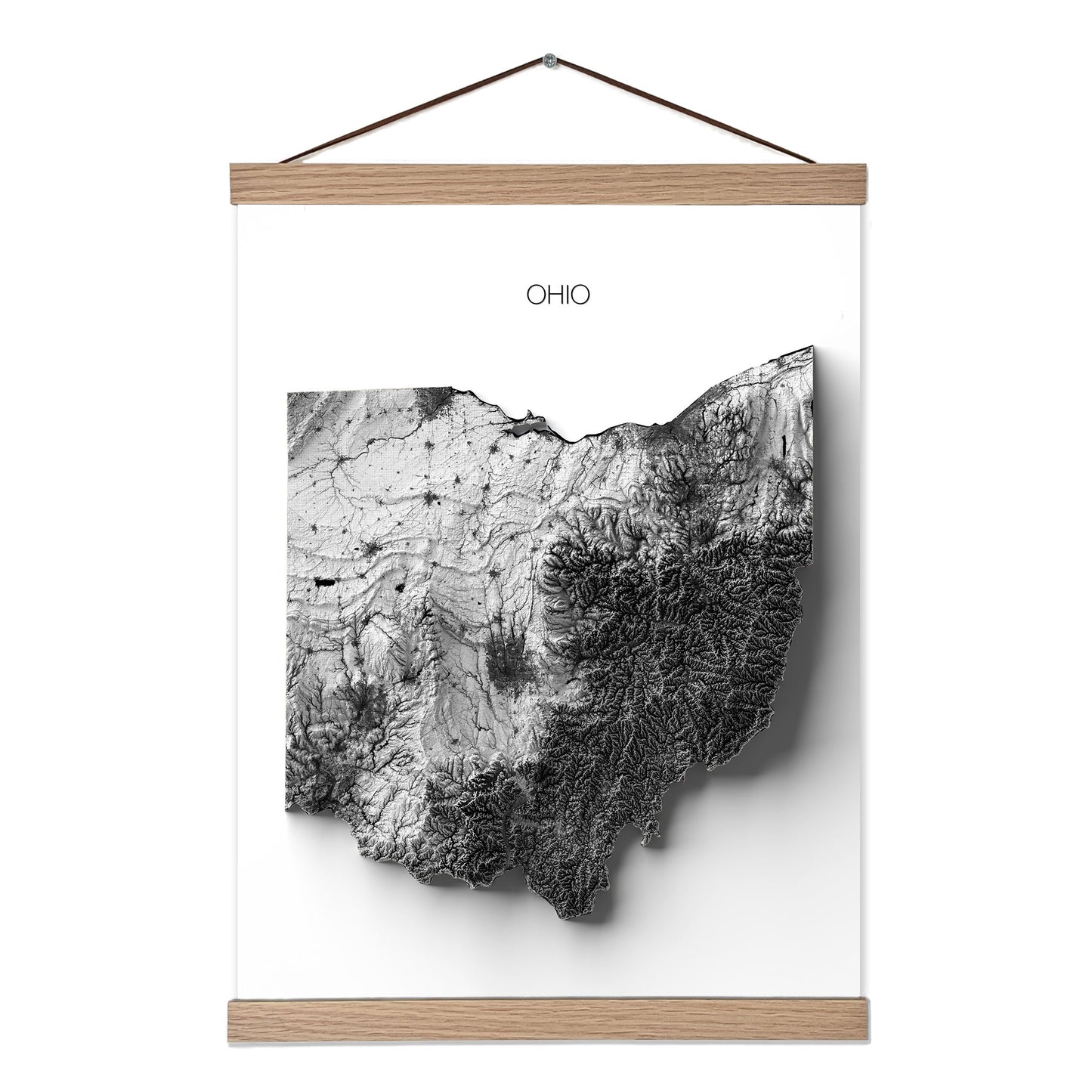 Ohio Elevation Map