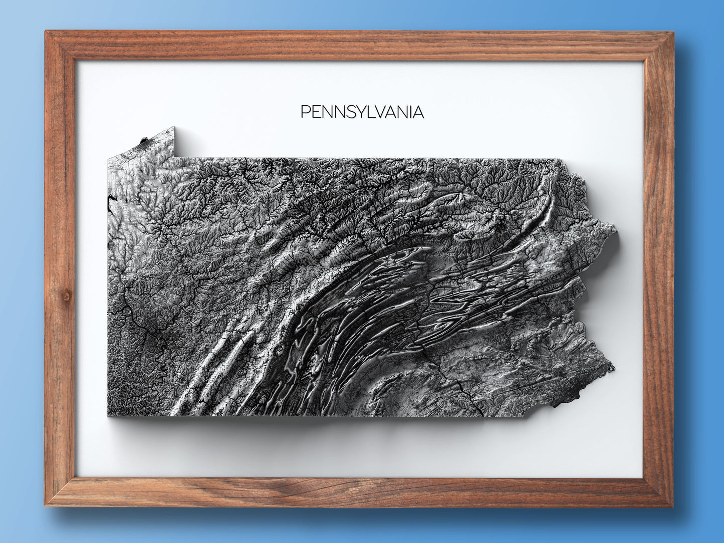 Pennsylvania Elevation Map